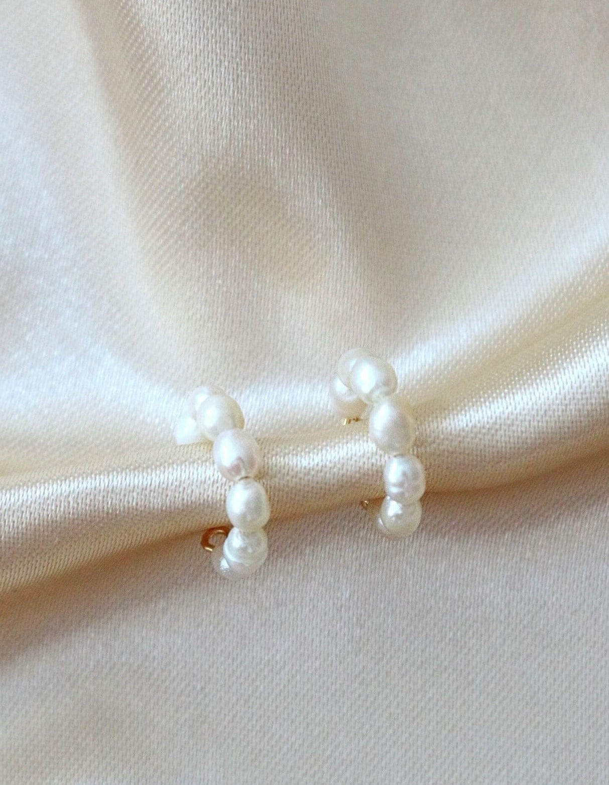 "Pearly Cuties" | 18K Freshwater Pearl Ear Cuffs (Pair)-1